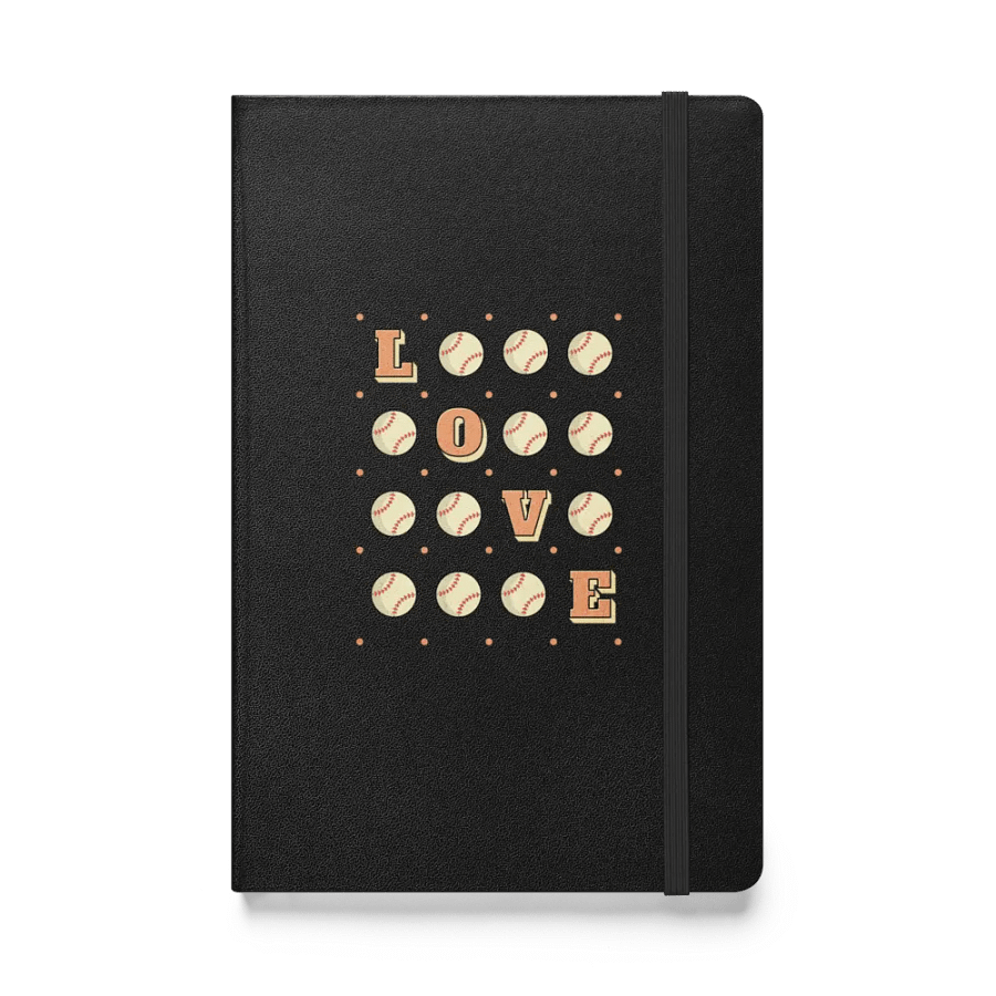 Love Baseball Square Notes Hardcover Journal product image (1)