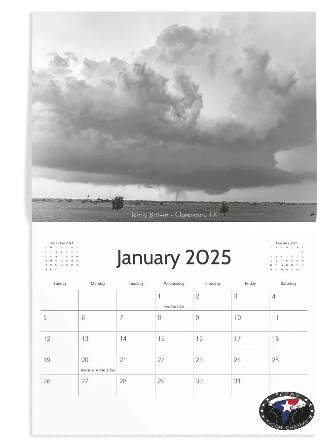 2025 Weather Calendar | Texas Storm Chasers Store 2025-weather-calendar-texas-storm-chasers-store