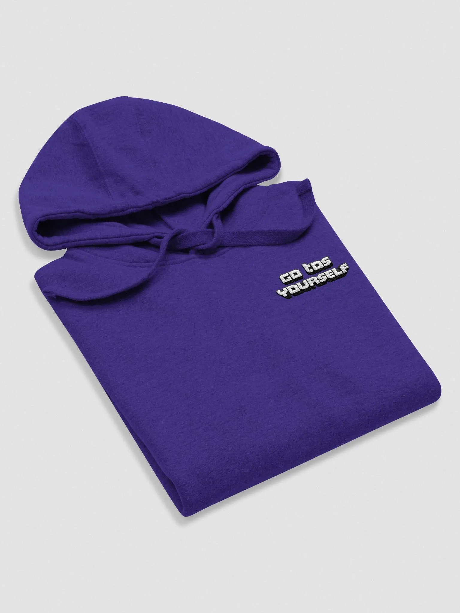Go TOS Yourself - Purple Hoodie (Embroidered) product image (3)