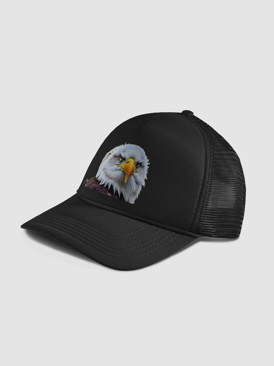 Rare Beauty: Valucap VC700 Foam Trucker Hat with Leucistic Bald Eagle Design product image (17)