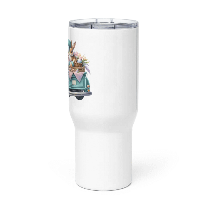 Mint Green Easter Truck - Travel Mug w/ Handle product image (3)