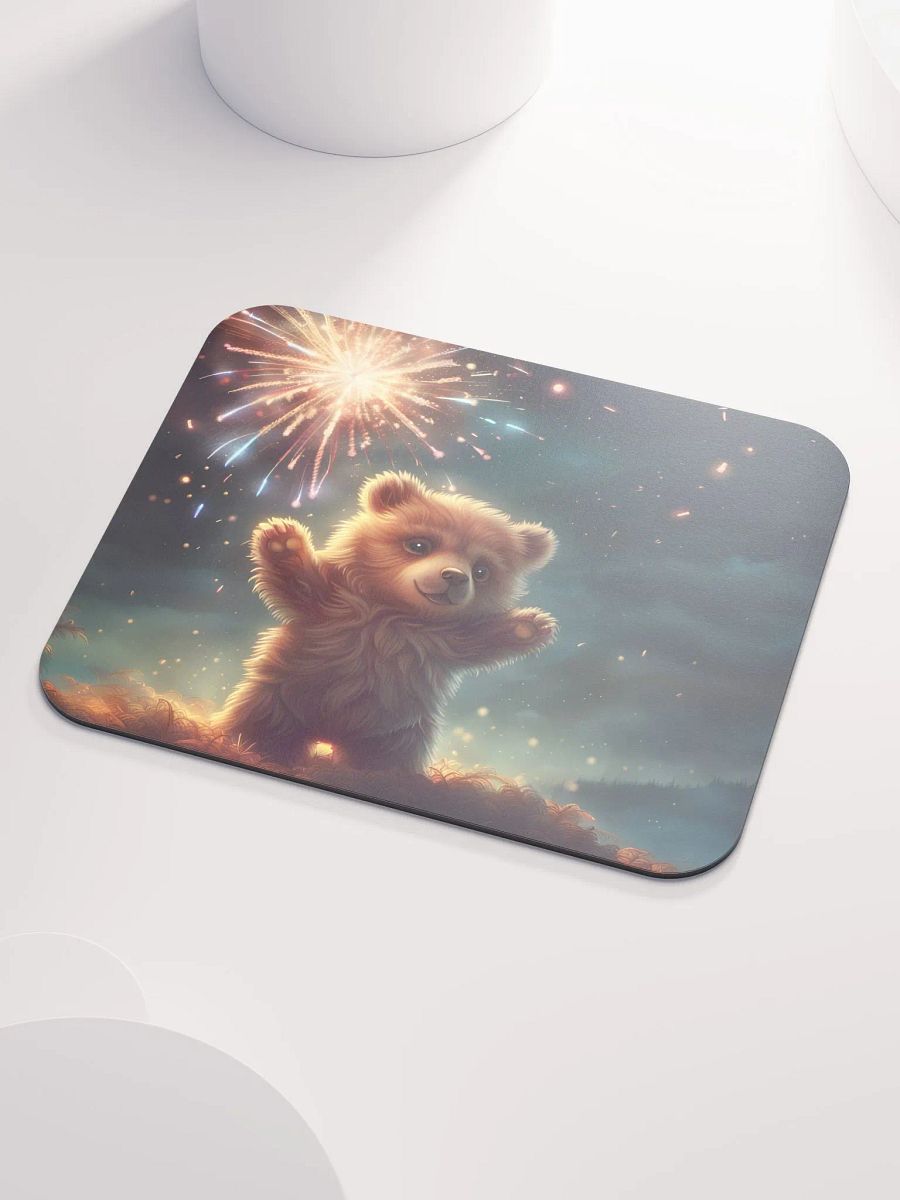 Fireworks Bear Mouse Pad product image (3)