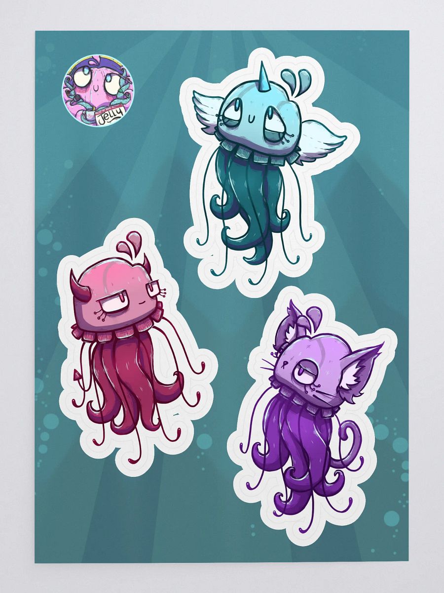 Cosplaying Jellyfish Stickers! product image (3)