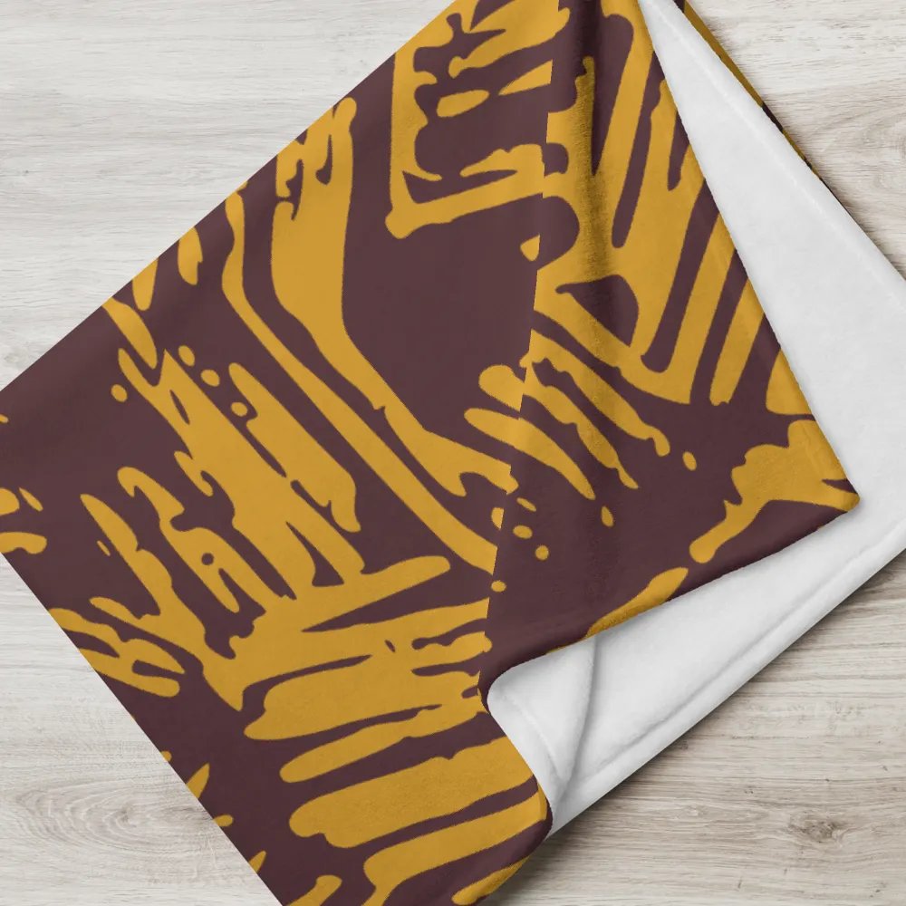 Throw Blanket 🤎 I will focus my energy on what's good for me (127 × 153 cm) product image (5)