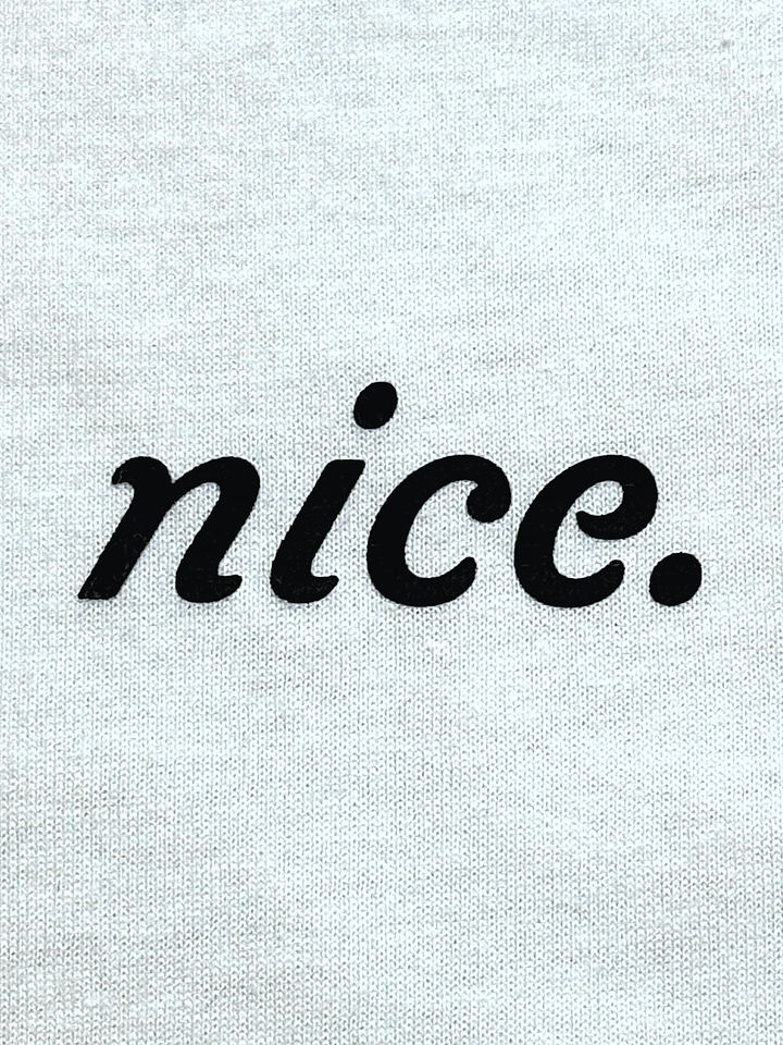 Nice. Classic White Tee product image (2)