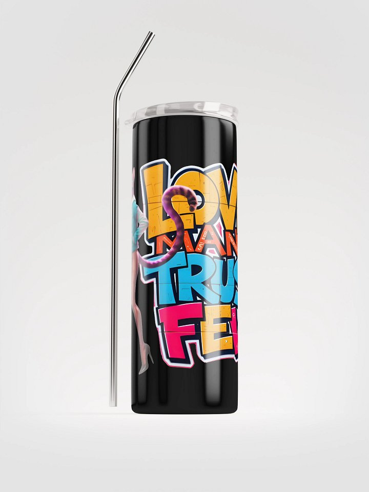 Confident Cat Stainless Steel Tumbler product image (1)