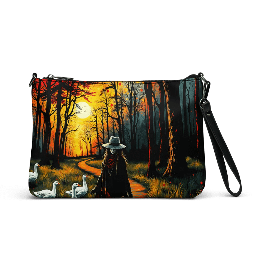 Mystical goose lady, Sunset Wanderer Crossbody Bag product image (1)