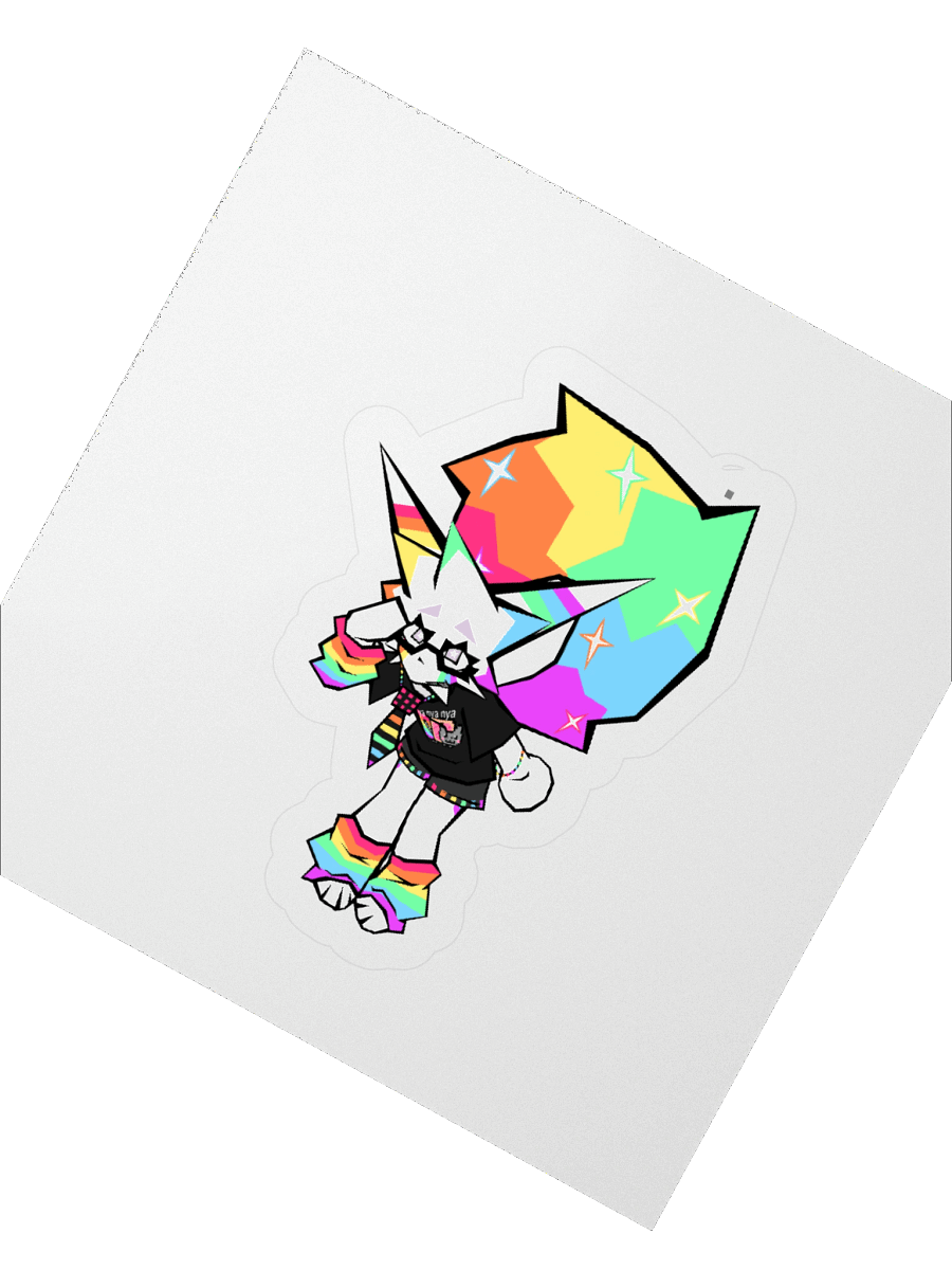 glitter leaning sticker product image (5)