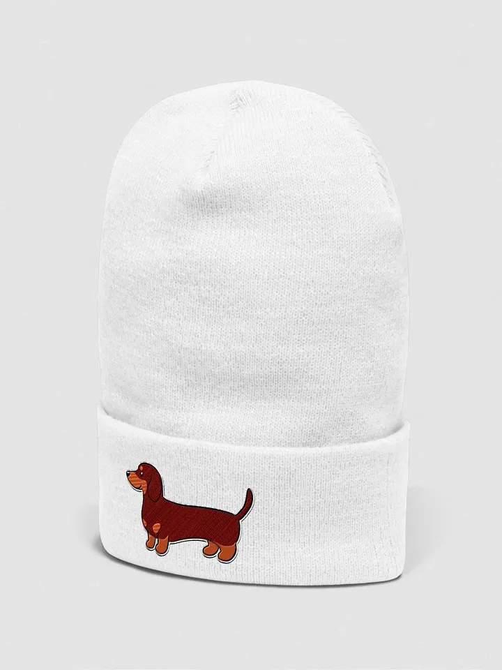 Happy Dachshund Cuffed Beanie product image (22)