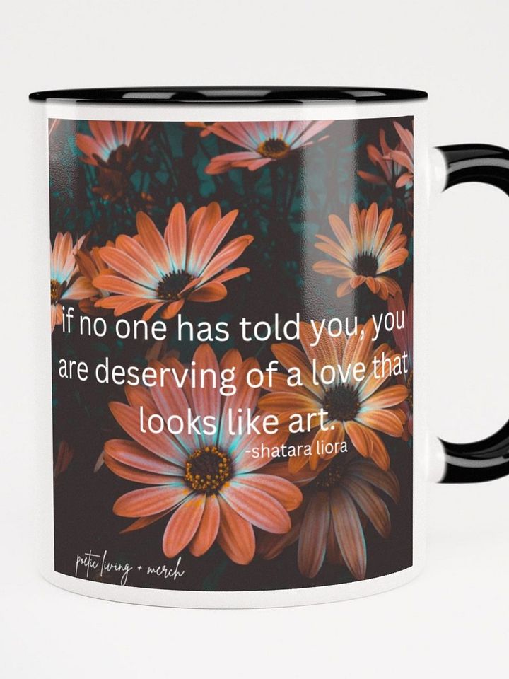 love like art quote mug product image (2)