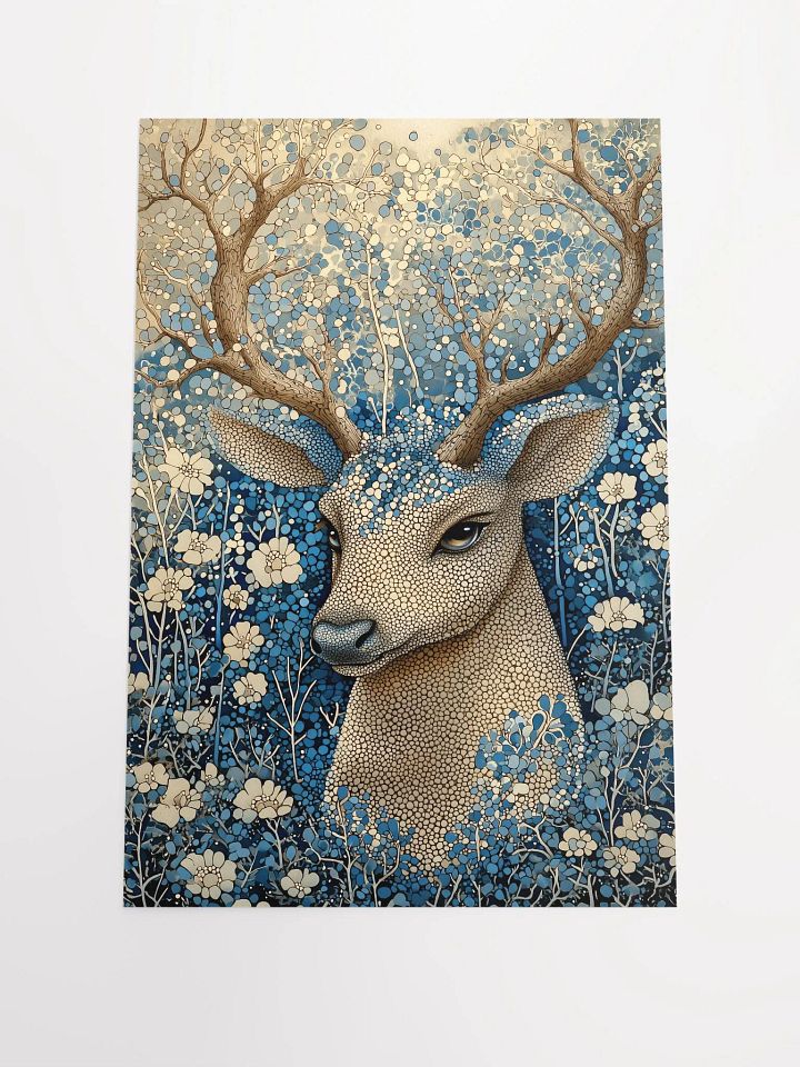 Enchanted Deer: Mystical Forest Animal Art Print product image (1)