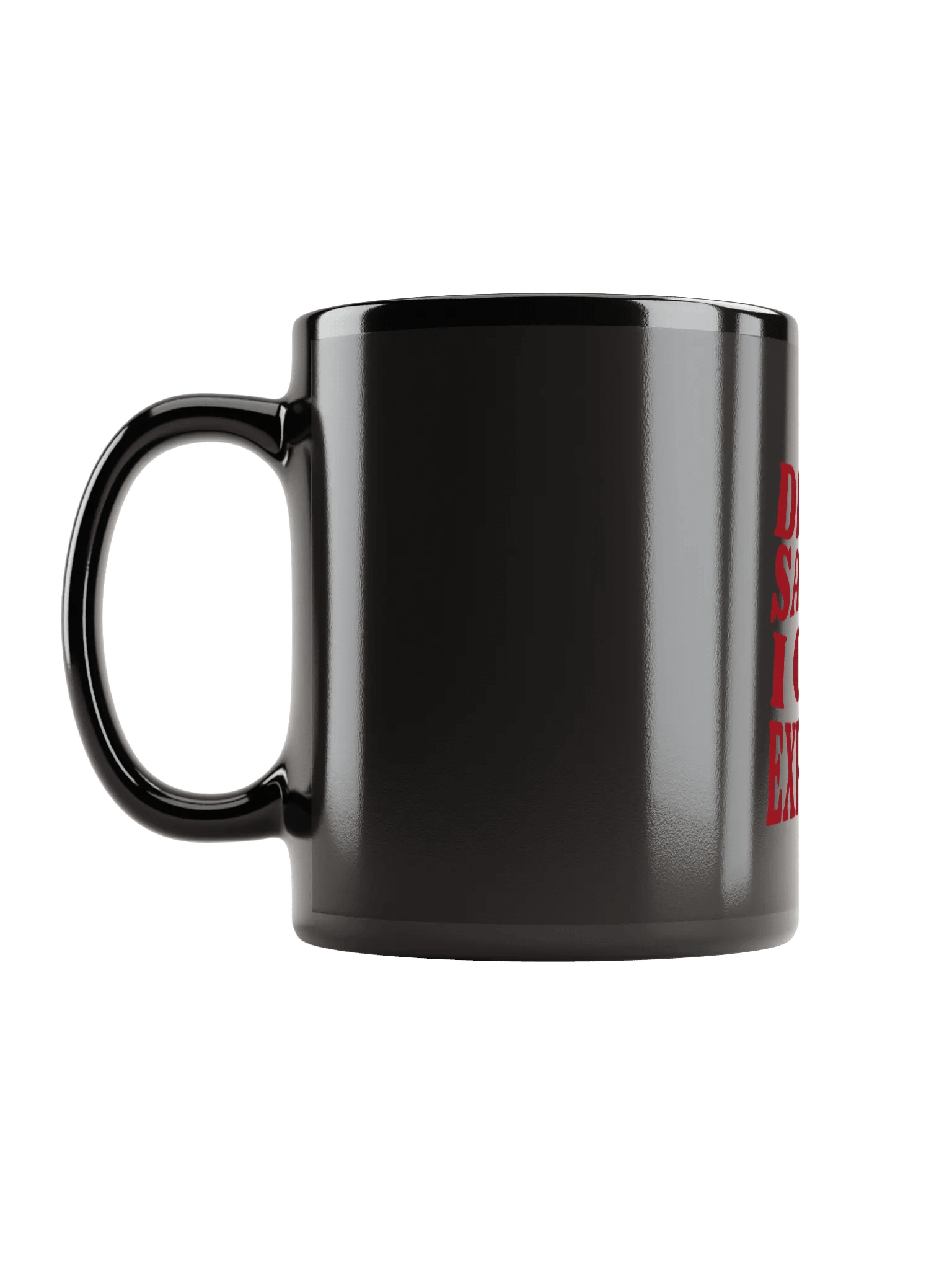 Dear Santa Confession Black Mug - 'I Can Explain...' | Holiday Mug product image (2)