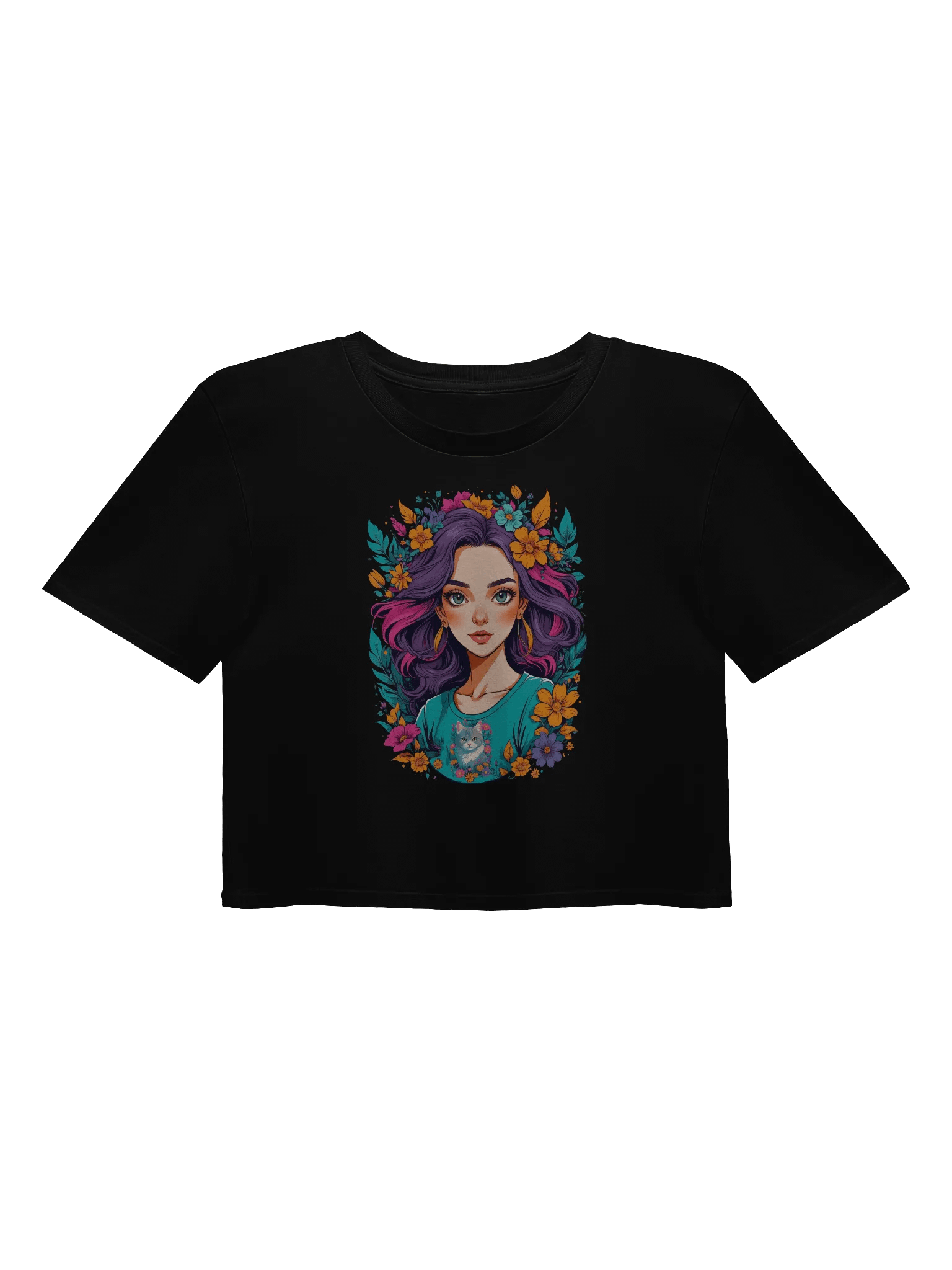 Bloomcore Flower Girl v2 - AS Colour Women's Premium Crop Top product image (3)
