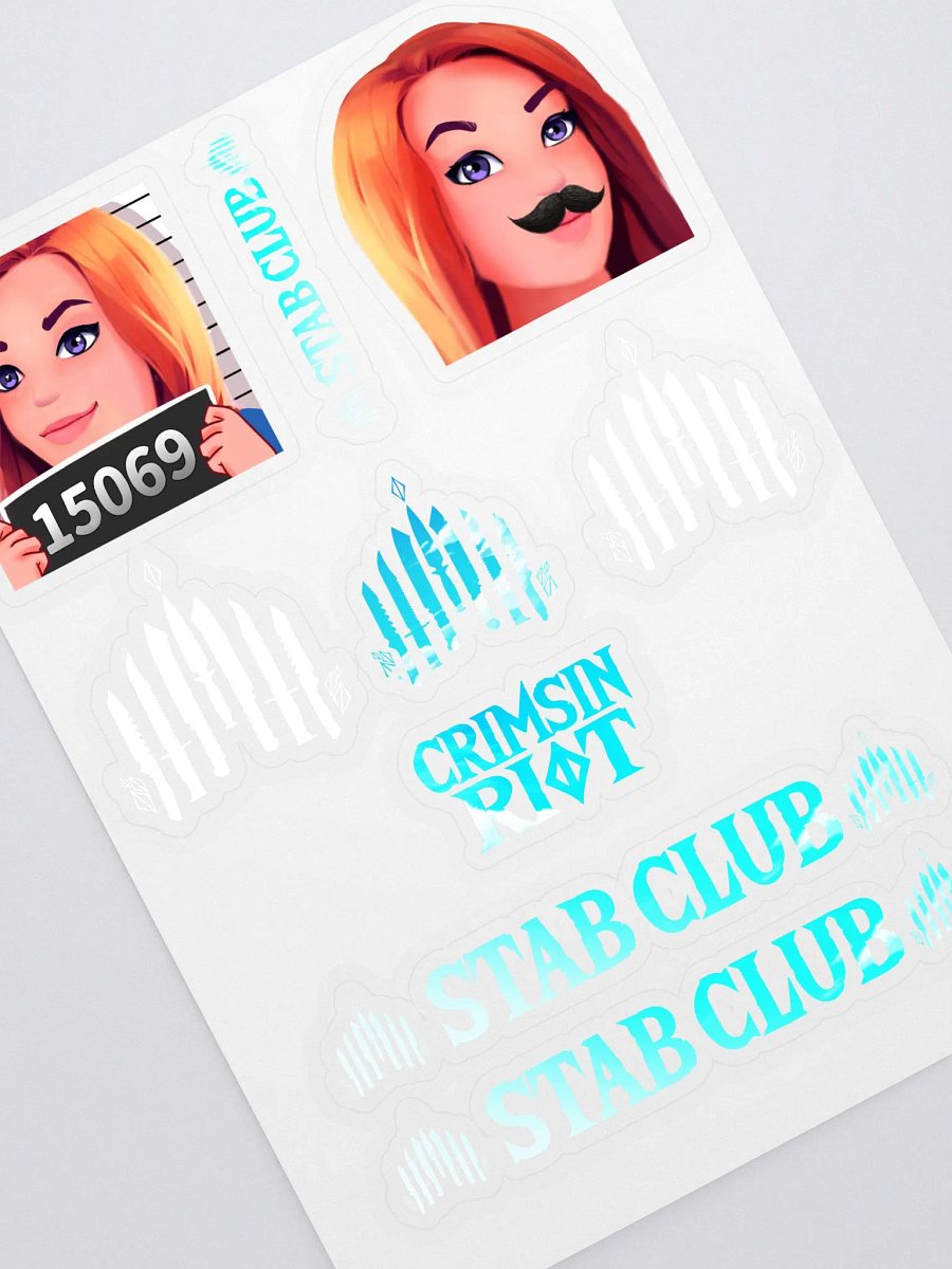STAB CLUB STICKERS! product image (2)