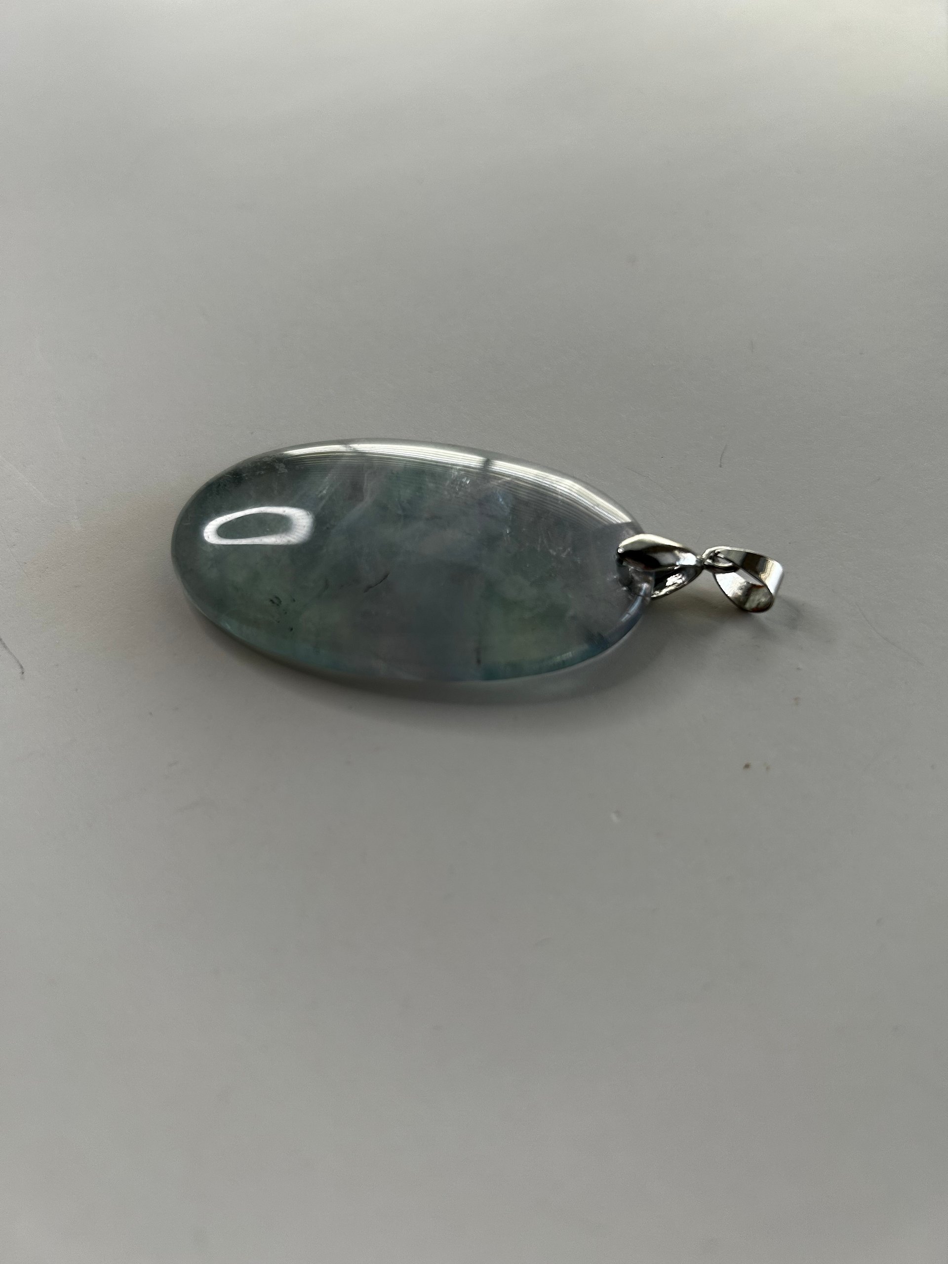 Fluorite Crystal Oval Pendant product image (5)