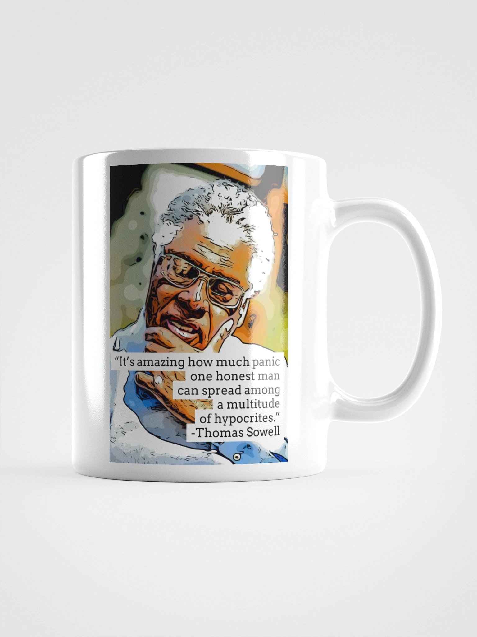 “One Honest Man” — Thomas Sowell Art Mug product image (1)