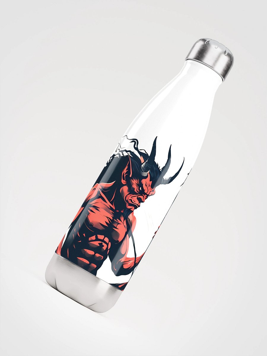 Fiery Oni Demon Art - Bold Japanese Folklore Design Stainless Steel Water Bottle product image (4)