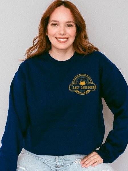 Leaky Cauldron Cozy minimalist Fall Sweatshirt product image (17)
