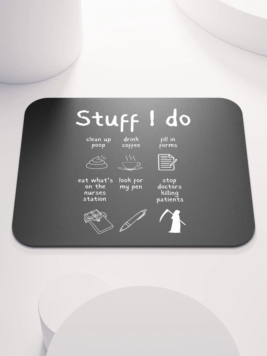 Funny Nurse Mousemat 