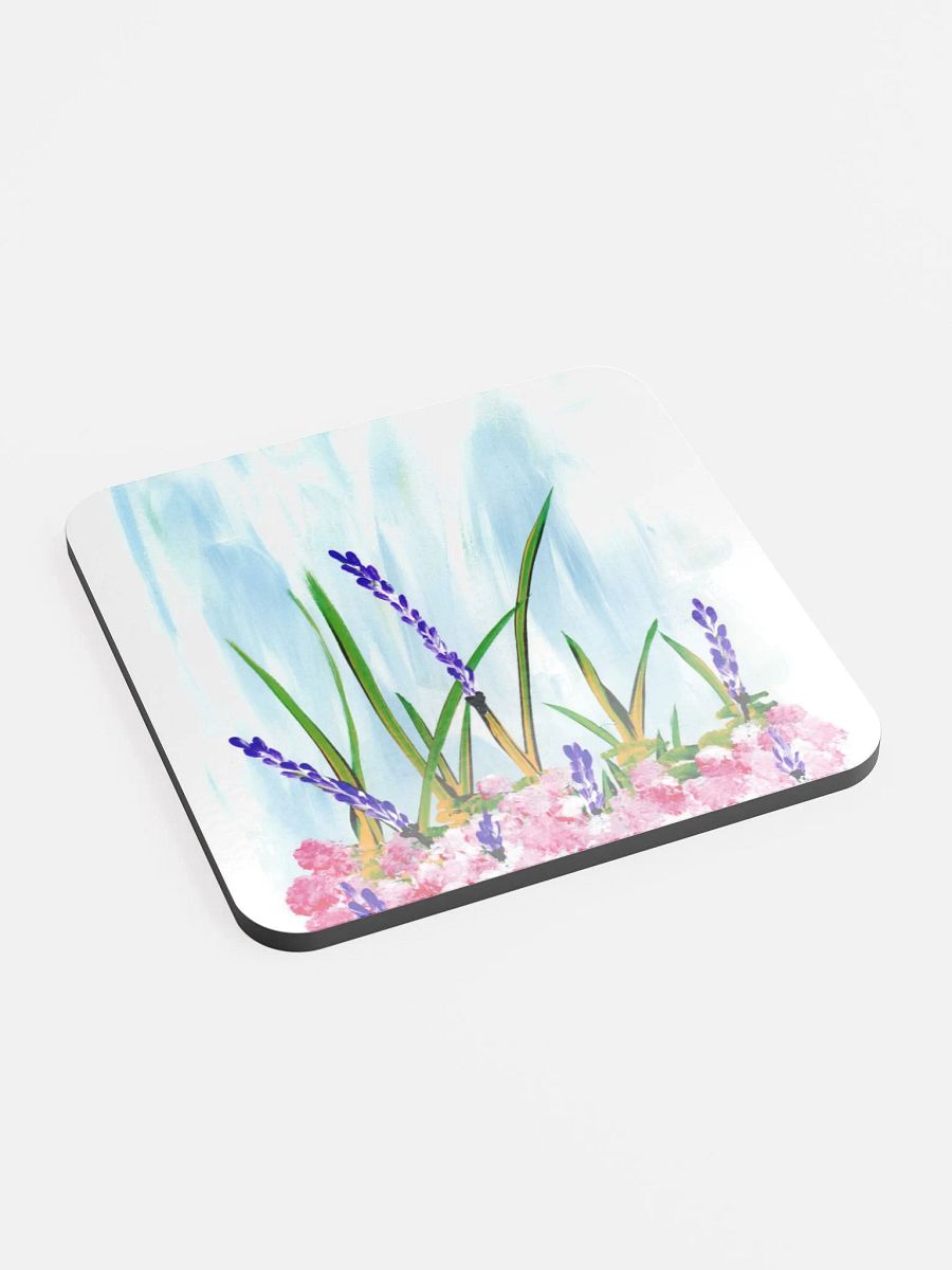 Wildflower Blue Glossed Coaster product image (4)