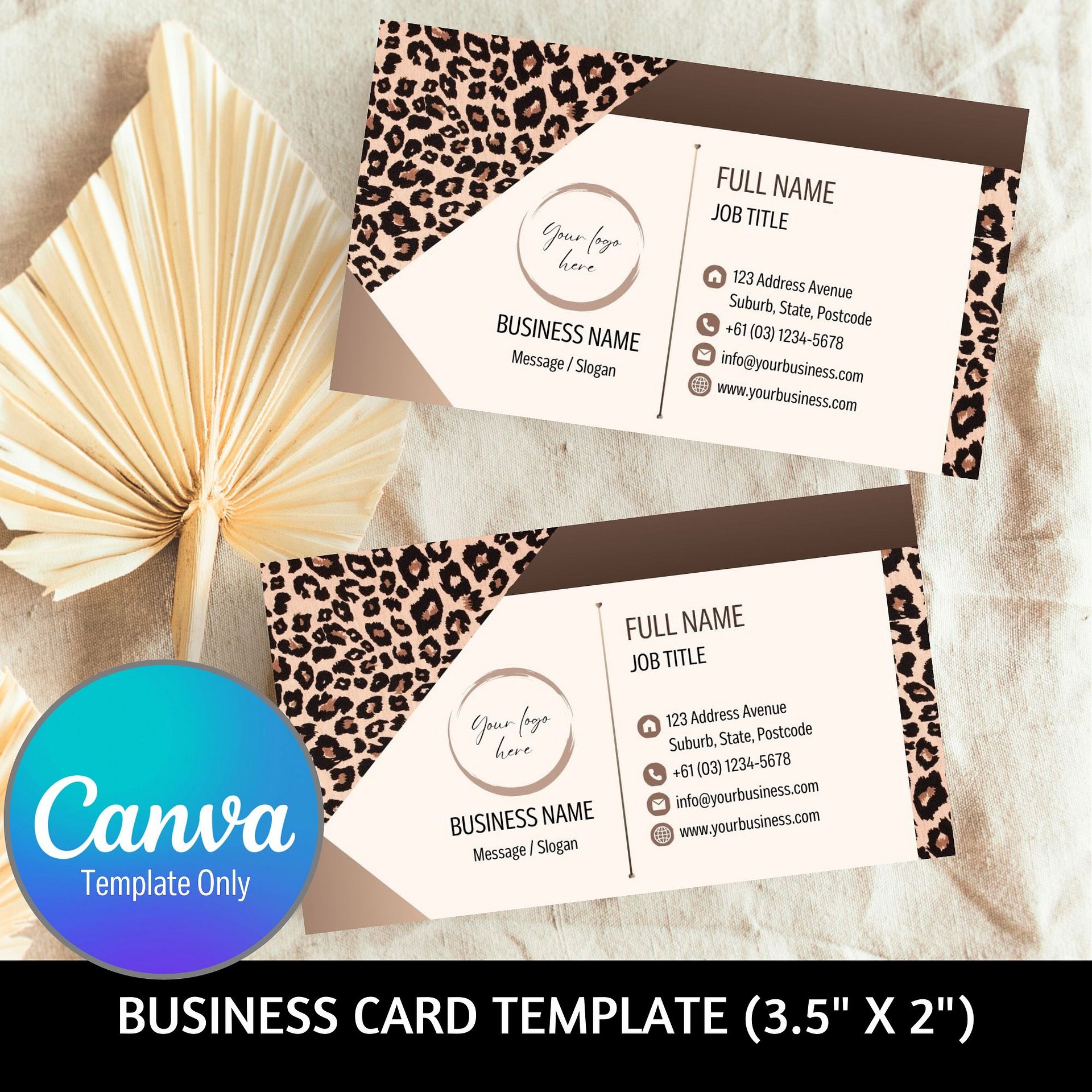 Leopard - Business Card Template product image (1)