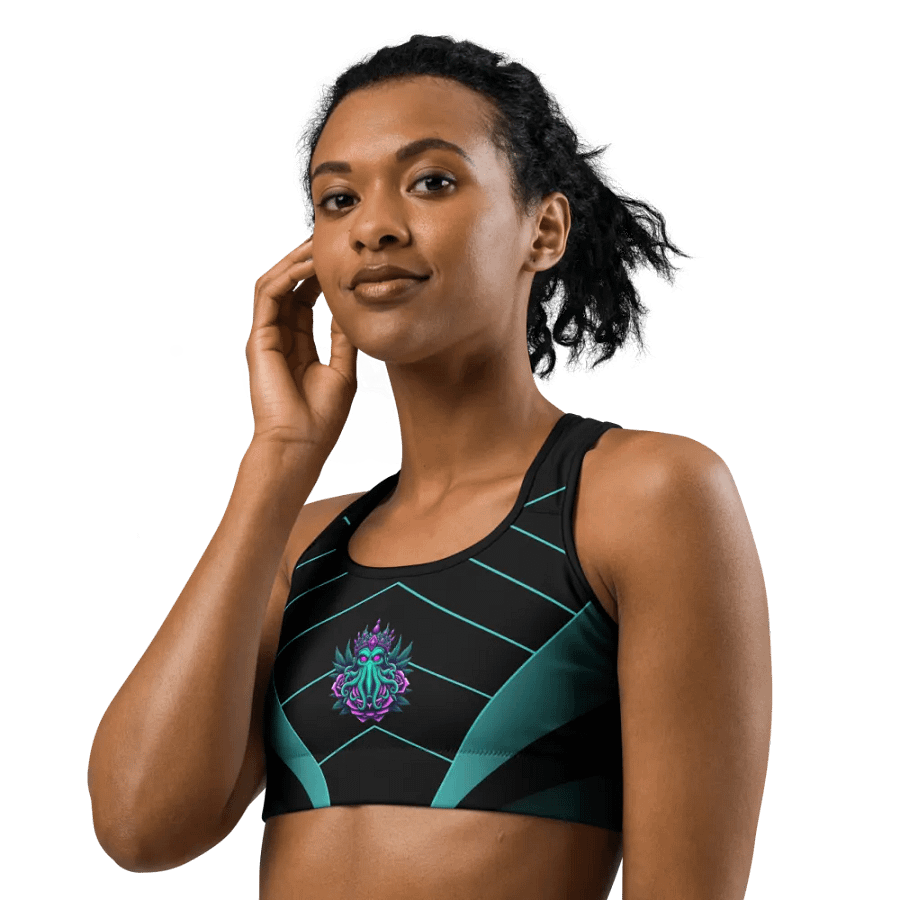 Cthulhu Royalty Athletic Bra product image (6)