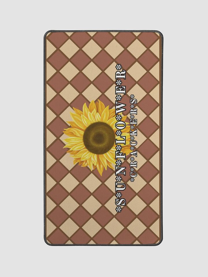 Sunflower Crackers Desk Mat product image (2)