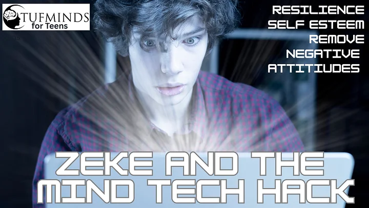 ⚡️ Zeke and the Mind Hack Tech!⚡️ Reboot your thoughts. Reprogram your power. (12+yo) product image (1)