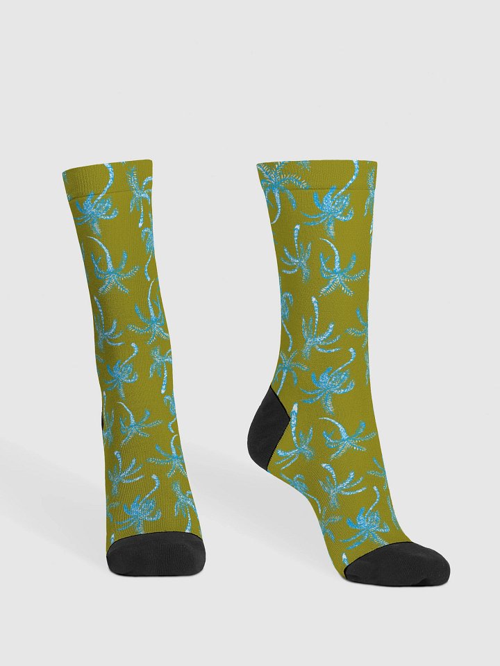 Neon Palmtree | Premium Sustainable Crew Socks product image (2)