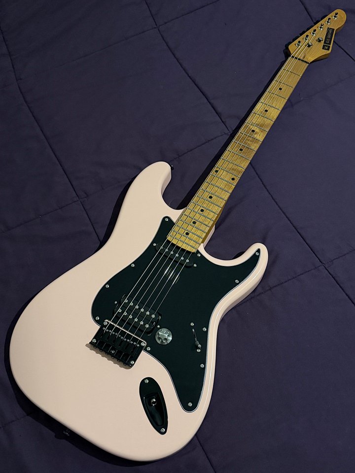 GD Guitars Super S 2025 - Shell Pink- GD Pickups HS Set - Duncan Hyperswitch product image (2)