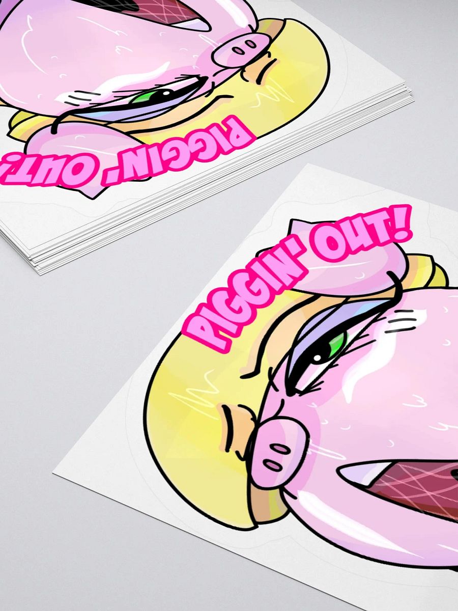 Piggin' out! Sticker product image (4)