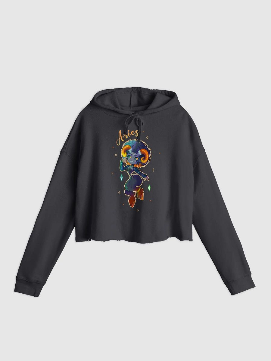 Aries Crop Hoodie (Zodiac Series) product image (1)