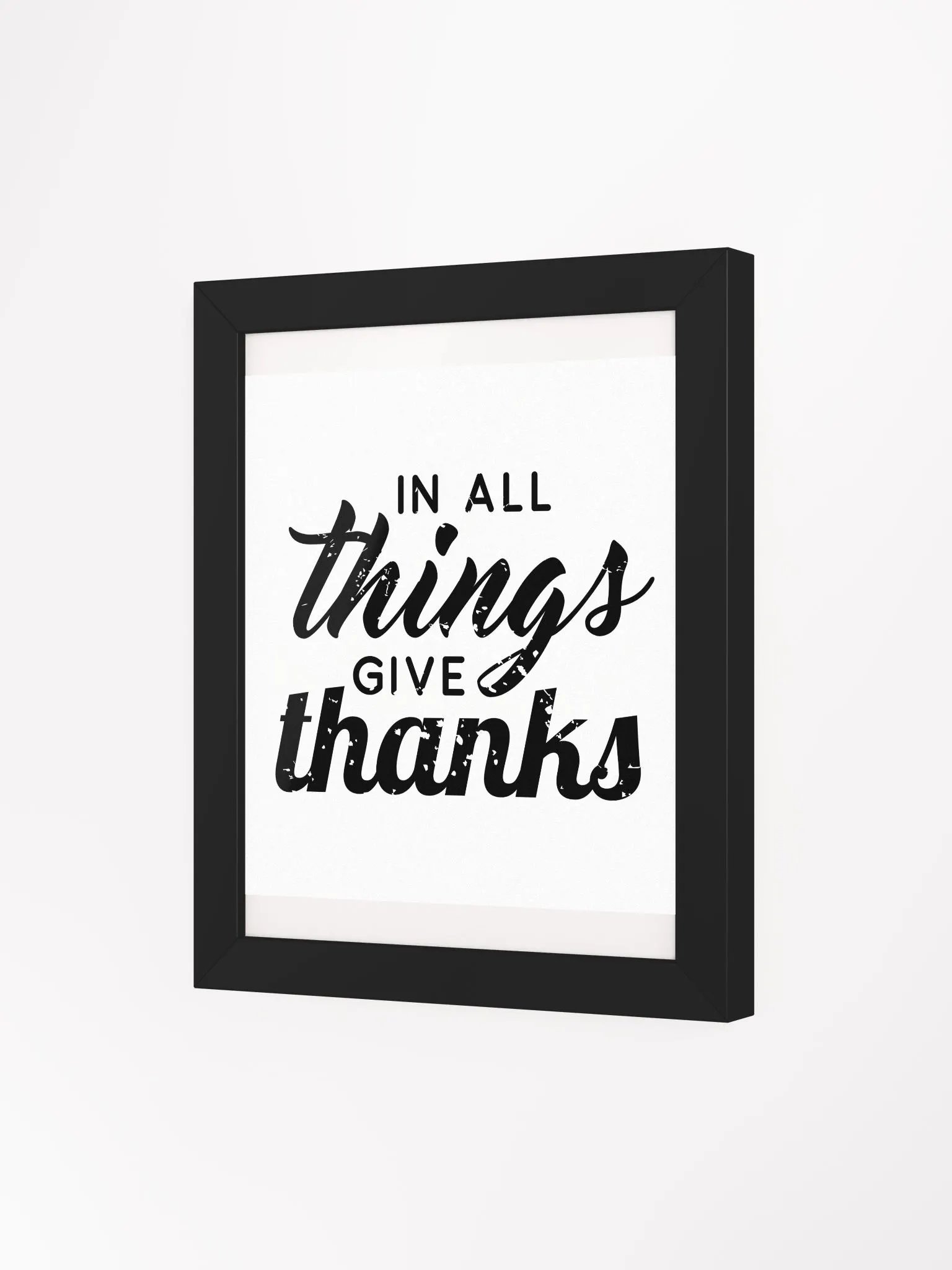 Gratitude in Style Framed Poster product image (3)