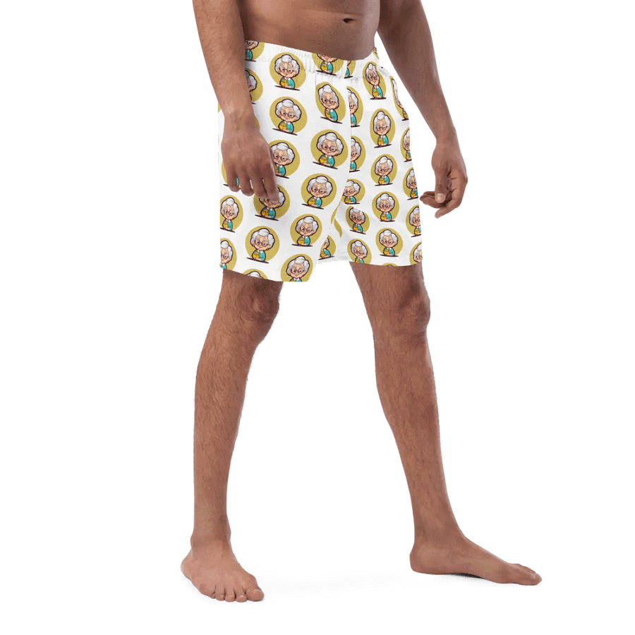 Eccentric Elderly All-Over Swim Trunks product image (3)