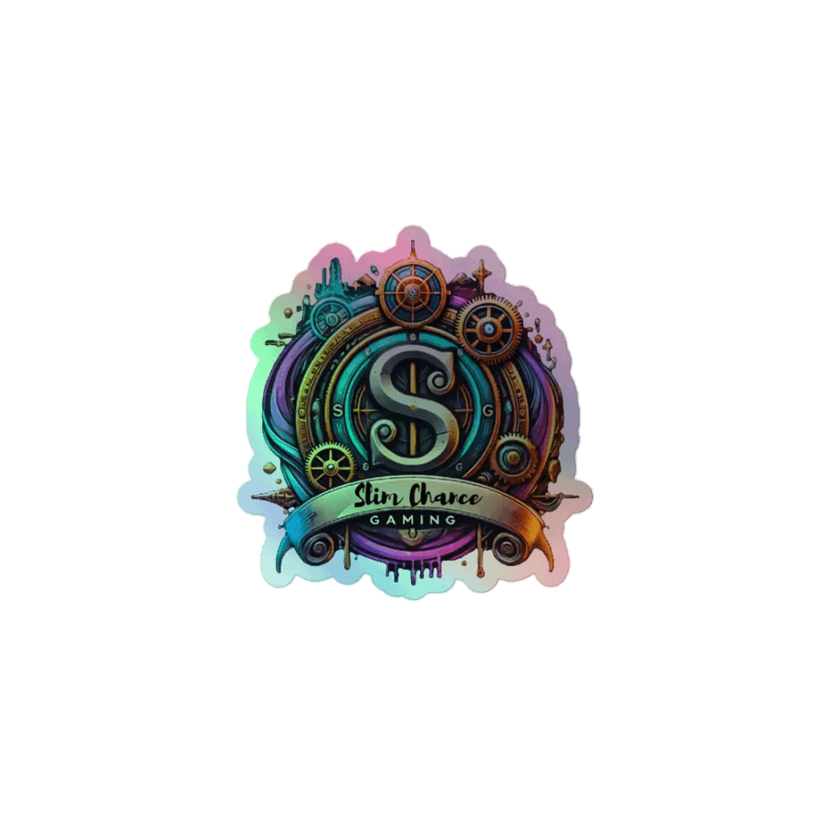 ✨ Slim Chance Gaming Holographic Sticker ⚙️🎮 product image (1)