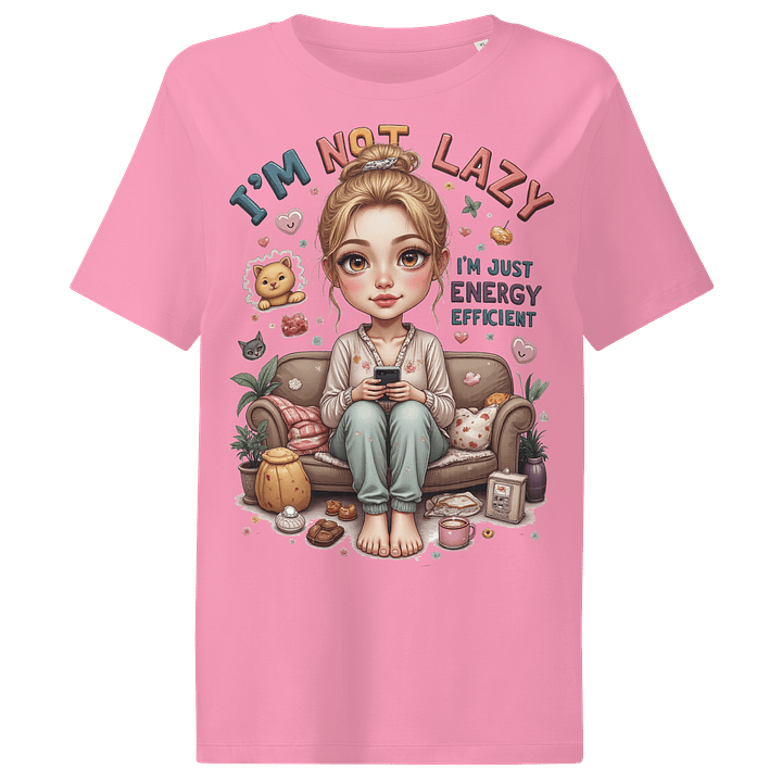 Energy Efficient Girl Organic Cotton T-Shirt product image (4)