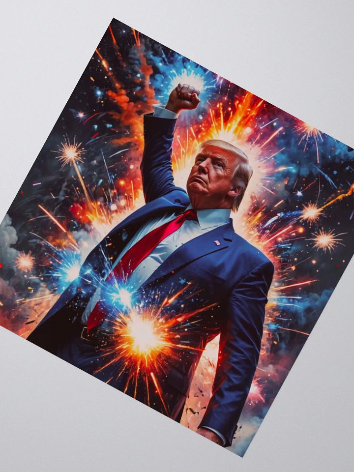 Trump Triumph! ~ Plain Sticker ~ product image (2)