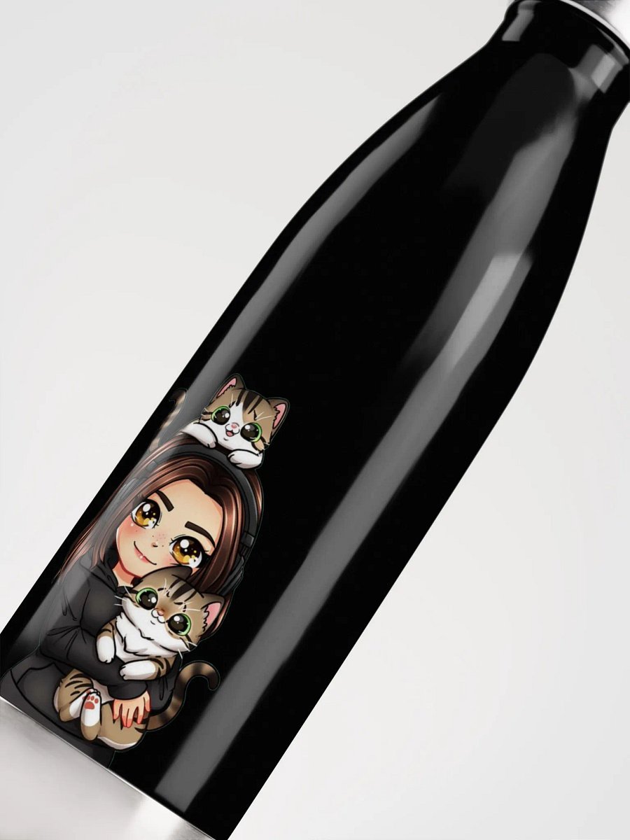 Stainless steel bottle with Soof and cats product image (9)