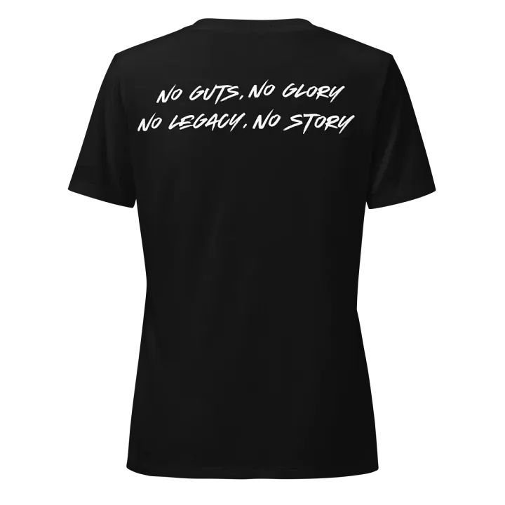 Woman's V Neck | Black | White/Purple product image (2)