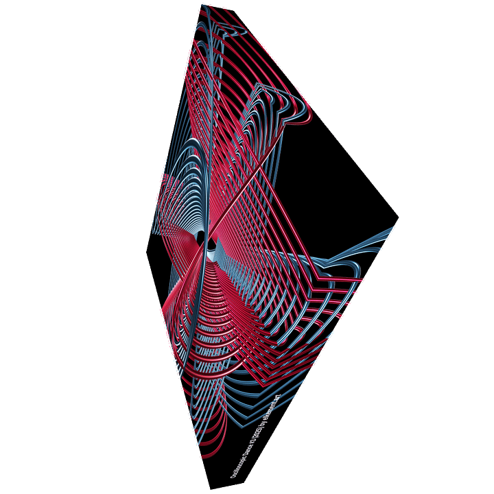 Oscilloscopic Dance #3 - Lissajous Figures Code Art Canvas Print product image (2)