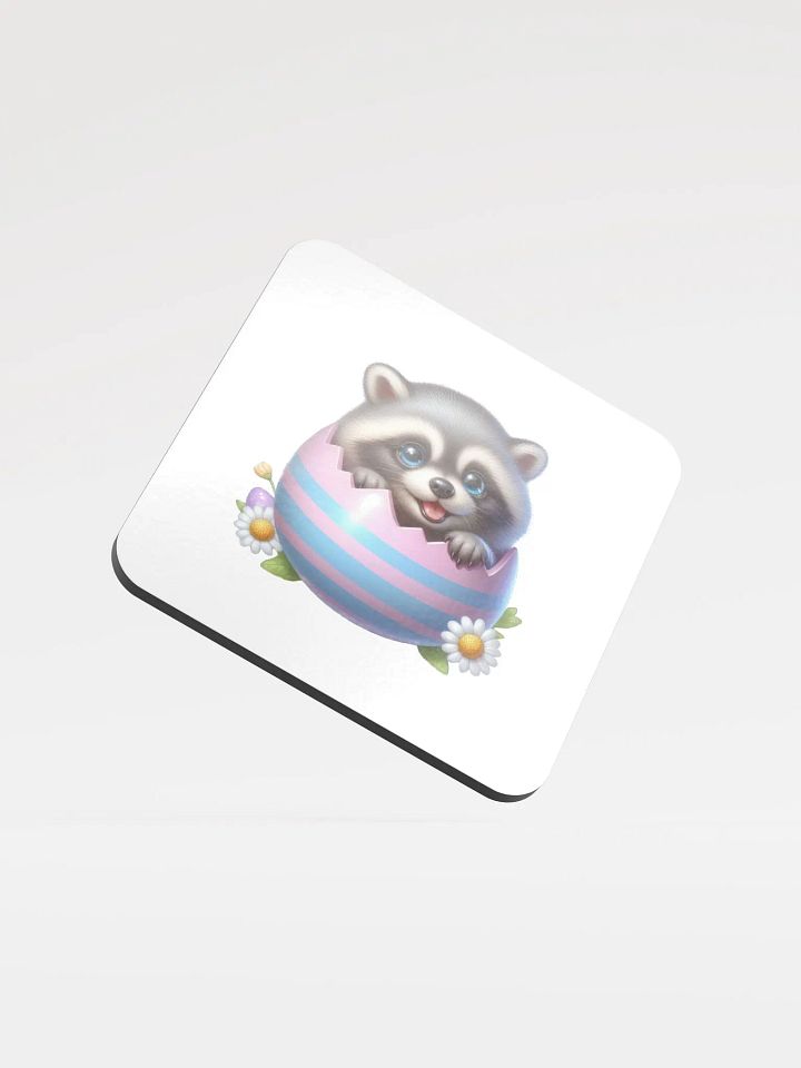 Raccoon Easter Egg - Coaster product image (1)
