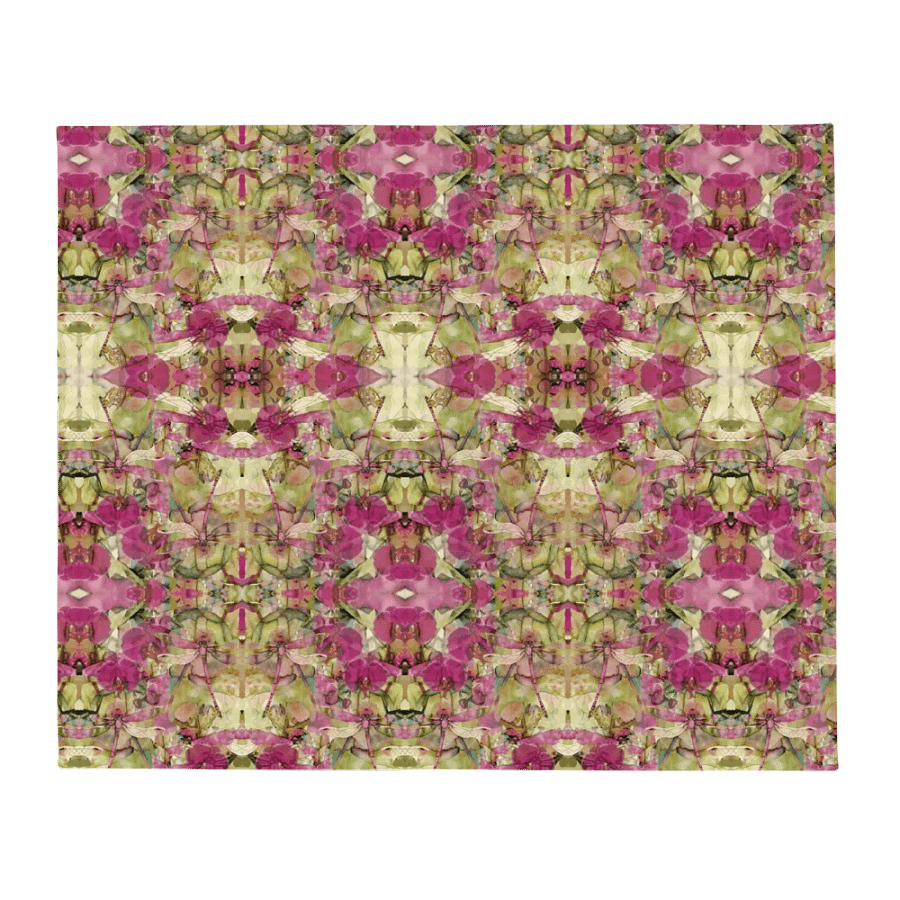 Miniaday Designs Orchid Kaleidoscope Collection Blanket product image (13)