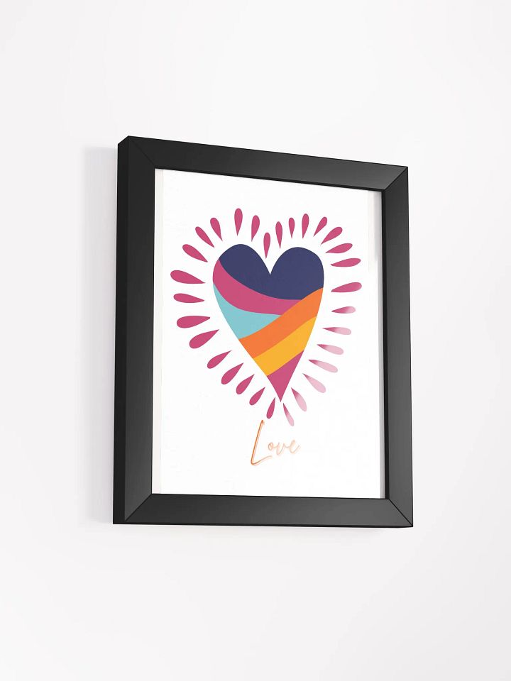 Vibrant Love Framed Poster product image (49)