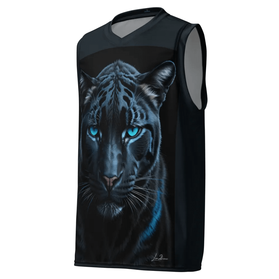 Mystic Panther - All-Over Print Basketball Jersey UPF50+ protection product image (11)