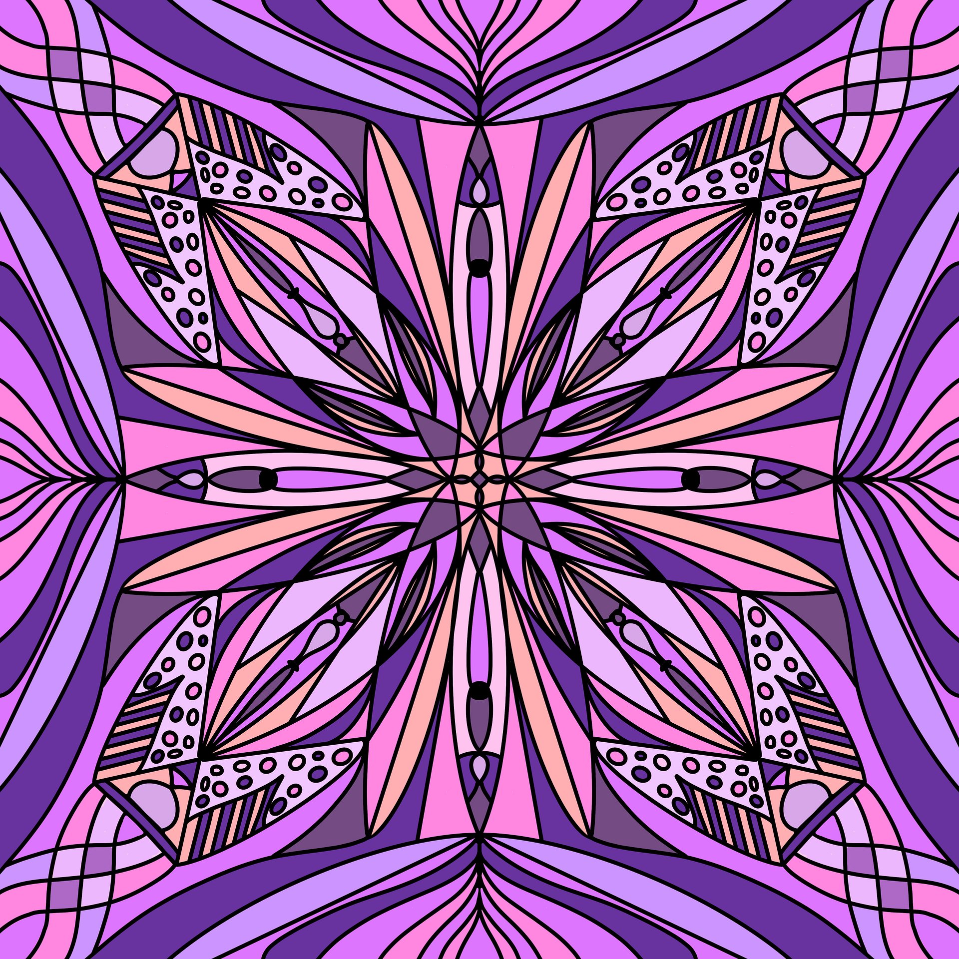 Stunning Mandalas Colouring Pages Set of Seven - Digital Download product image (6)