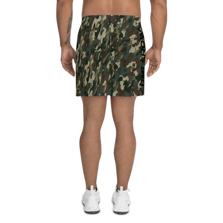 I Love DNB Camo Athletic Shorts product image (2)