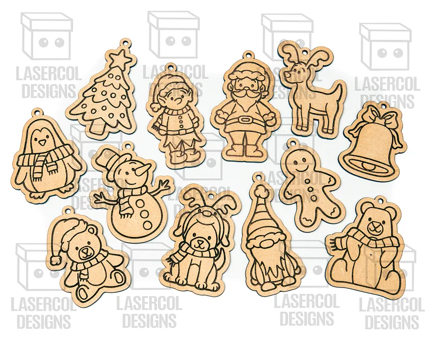 Christmas Ornaments - Laser Cut Files product image (2)