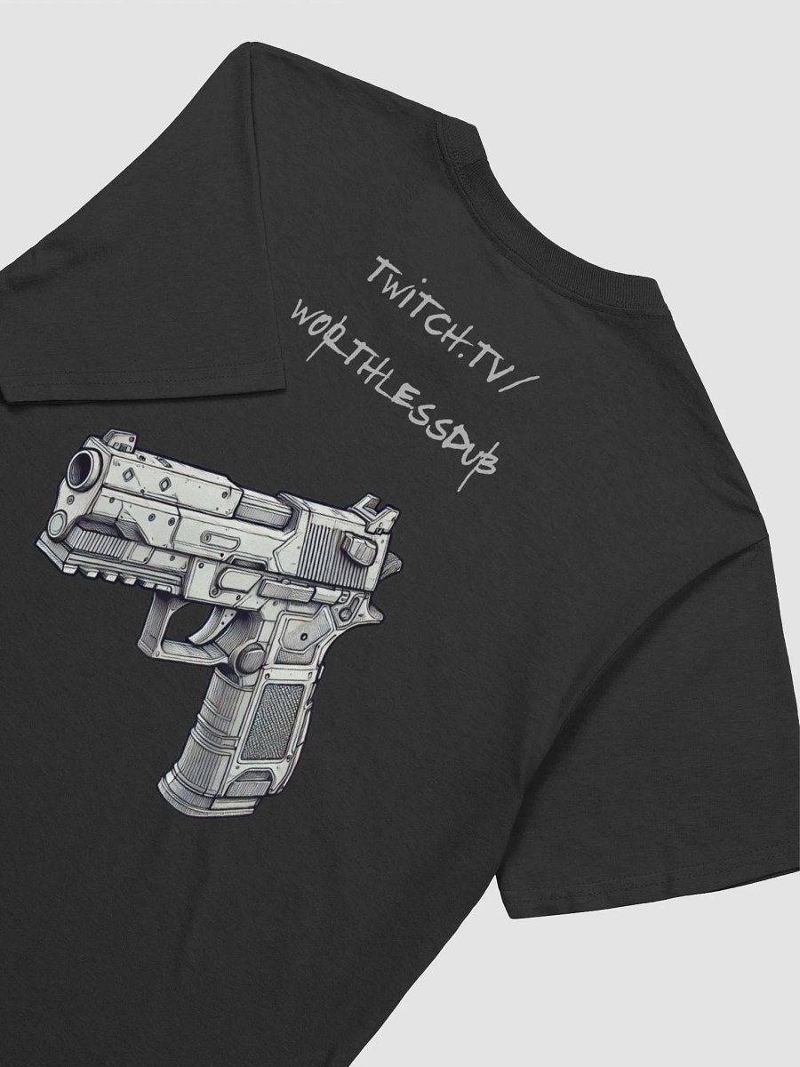 Stylized Pistol Illustration Unisex T-Shirt product image (4)