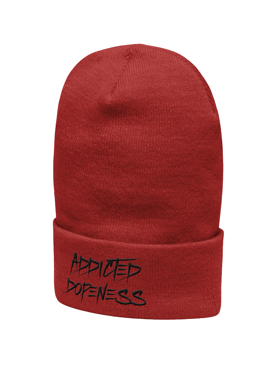 Blackout Stitched Beanie Vibes (Black AD) product image (3)