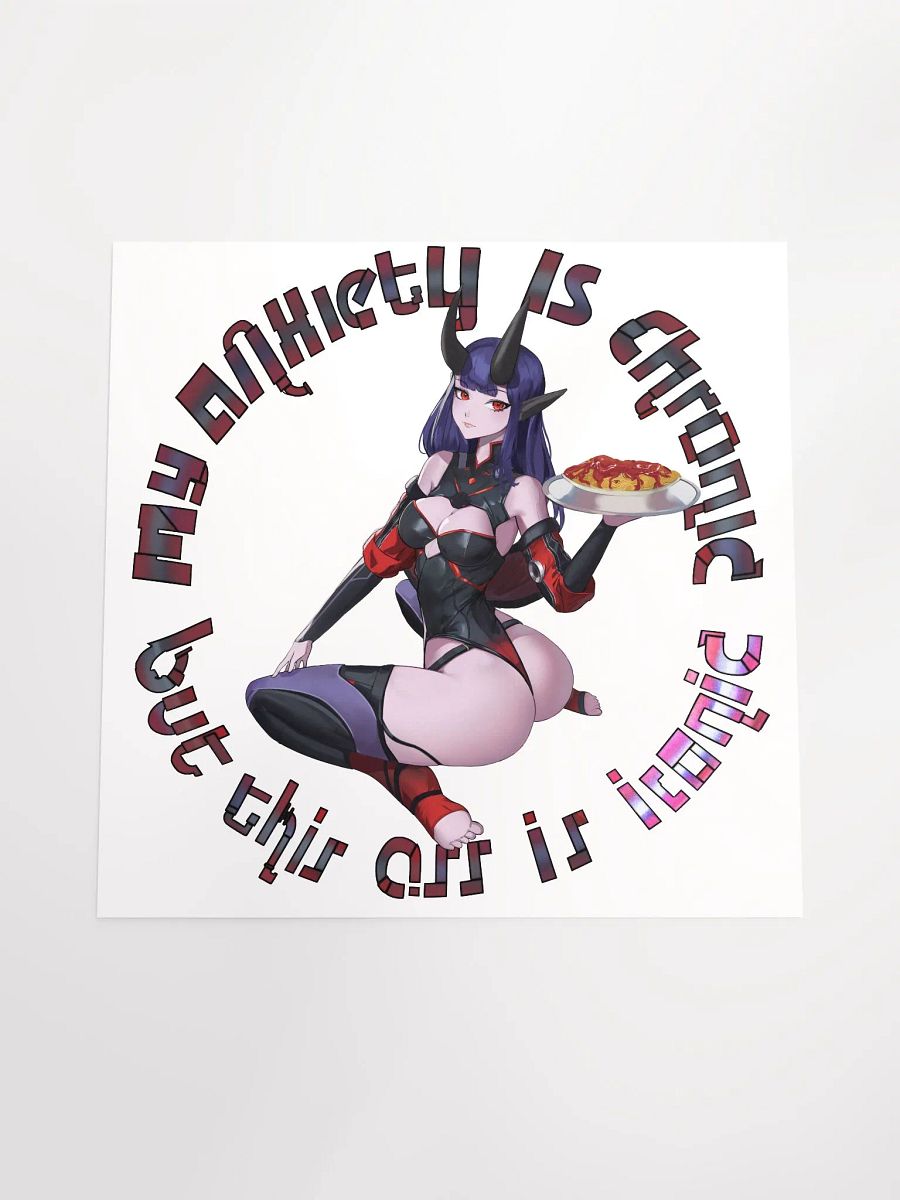 Anxiety Chronic, Ass Iconic Poster product image (4)